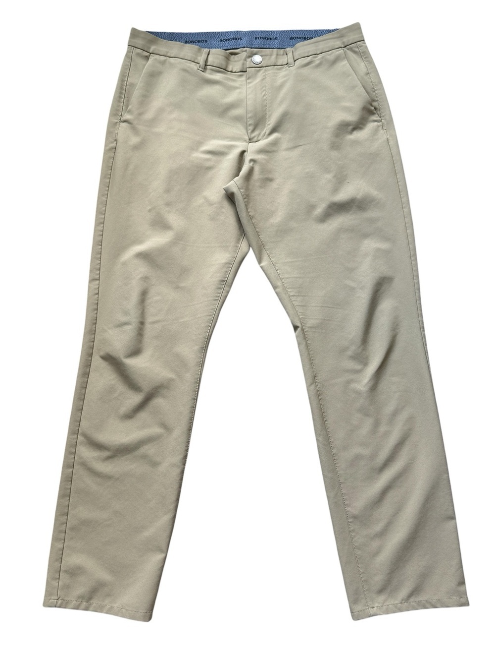 Bonobos Golf Performance Pants Khaki Slim Fit Stretch Chino Pants 34x32 Travel